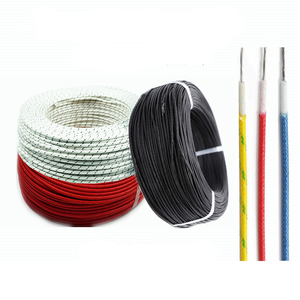 高温ファイバーグラス/シリコーン編組ゴムワイヤー0.3mm 2/0.5mm 2/0.75mm 2/1mm 2/1.5mm 2/2.5mm2アプライアンスケーブル - Product Image 5