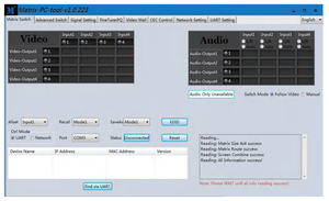 <strong>HDMI</strong> <strong>matrix</strong> <strong>switcher</strong> seamless 4X4 Support CEC and IR function and support front panel keys control - Product Image 2