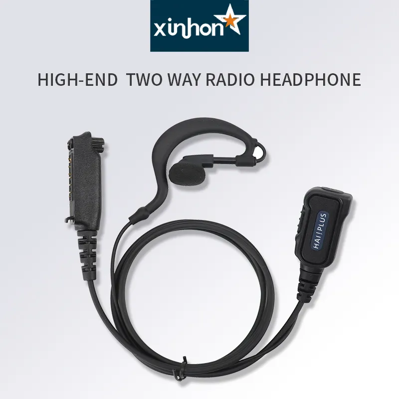2 रास्ता फौण Earhook G-आकार ईरफ़ोन एकल Sepura के लिए हेडसेट STP8000 STP8030 STP9000 8035 8040