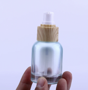 40ml 100ml 120ml emulsione di vetro blu bottiglie di unguento riutilizzabili 50g vaso cosmetico vuoto vaso contenitore per crema viso