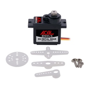 AGFRC B9DLS 180 derece Metal dişliler 9g 2KG yüksek tork küçük boyutlu uçak için ekonomik dijital DC Motor mikro Servo/araba/Robot - Product Image 1