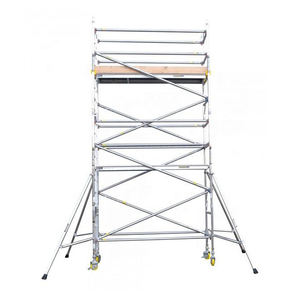 Precio al por mayor de doble ancho andamio de aluminio portátil para la construcción escalera de andamio plegable de aluminio - Product Image 2
