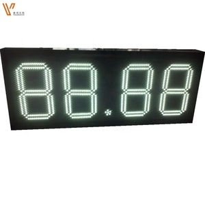 Große led digital uhr rennen timer 12 zoll kleine metall zahlen 8 LED Uhr Display 7 Segment