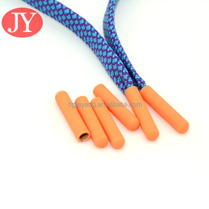 Algodón plano de alta calidad para cordones de fábrica de China Extremos aglet de encaje de metal de goma personalizados con puntas de metal coloridas para zapatos - Product Image 6