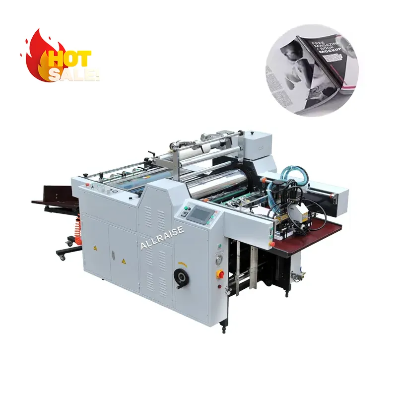 Máquinas automáticas de laminación de película plástica Bopp de papel PE hoja térmica a hoja laminadora en caliente A1 A2 A3 máquina laminadora de película