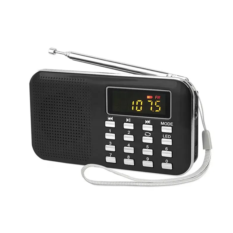 Radio Am Fm Mini Portabel, Pengeras Suara Bt Pemutar MP3 FM Radio Usb