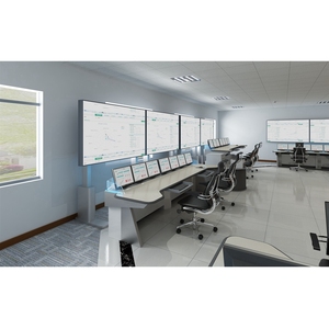 Escritorio de oficina moderno ergonómico de alta calidad, sala de Control, escritorio de elevación ajustable, consola de comando compacta, muebles - Product Image 4