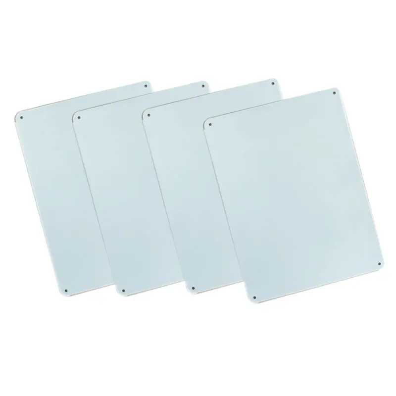 20*30cm aluminio en blanco personalizado UV impresión pequeño moq precio de fábrica cartel de chapa cartel de metal