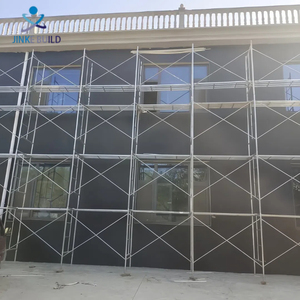 JINKE costruzione di alta qualità ha galvanizzato il sistema mobile dell'impalcatura del telaio della scala H galvanizzato delle ruote - Product Image 5