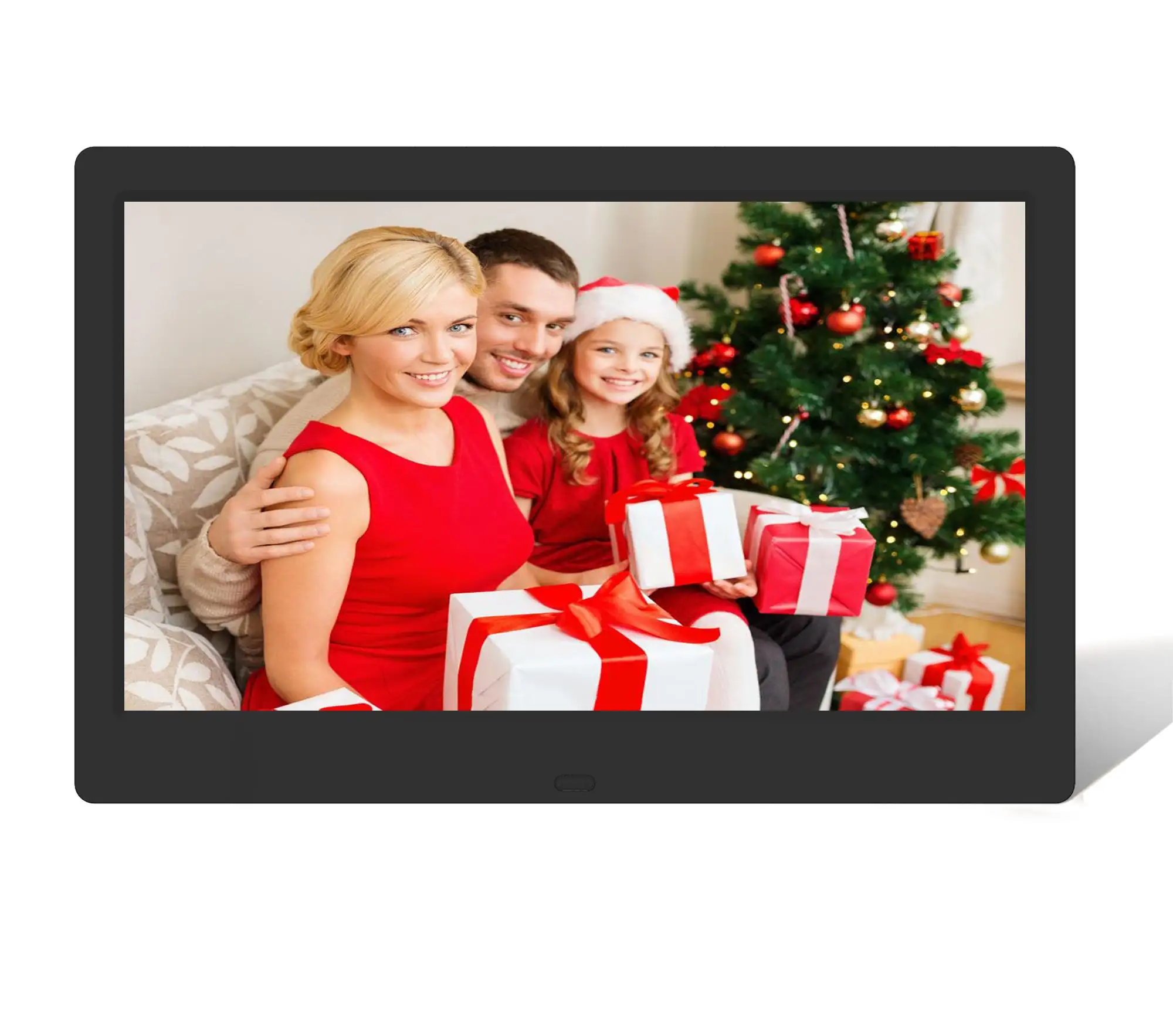 Alta qualidade HD 10 polegada hot sexy vídeo digital photo frame para presentes de Natal