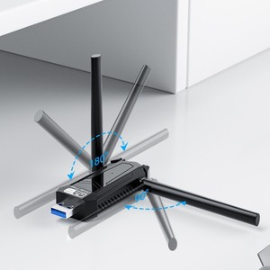 Wifiネットワークアダプターデュアルバンド2.4Gおよび5GHzUSB3.0ネットワークワイヤレスネットワークカードレシーバー - Product Image 4