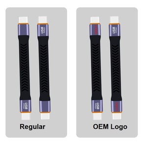 Typ c Datenkabel USB3.2 Gen2 männlich zu weiblich USB3 Kurzplattenkabel 40Gbps schnelles Aufladen Gerades Typ-C zu Typ-C-Kabel - Product Image 6
