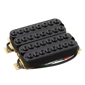 Set of 2 Neck &amp; Bridge <strong>8</strong> <strong>String</strong> Electric Guitar Humbucker Pickups with Hex Adjustable Screw - Product Image 6