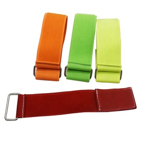 <strong>Custom</strong> Size Color Double Side Stretch Fastener Tape Adjustable <strong>Elastic</strong> <strong>Hook</strong> and <strong>Loop</strong> <strong>Strap</strong> <strong>With</strong> Buckle - Product Image 1