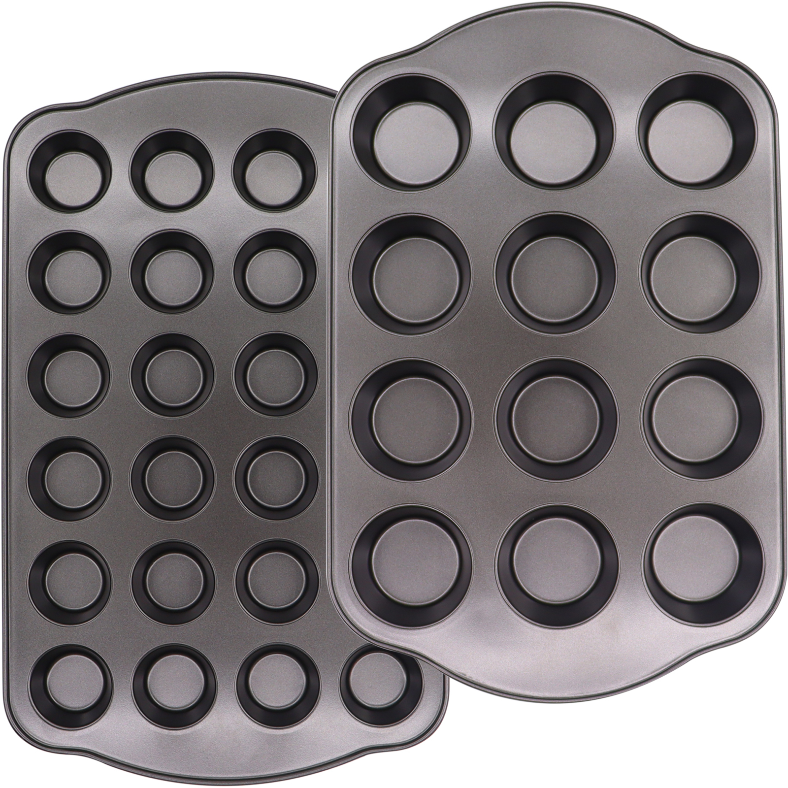 Dark Grey- 12+24 cup muffin pan