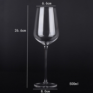 库存商品350毫升高脚杯定制标志酒杯无铅水晶红酒杯