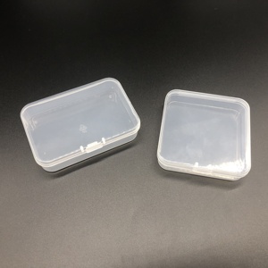 迷你方形塑料透明容器工具箱适用于小型产品 - Product Image 4