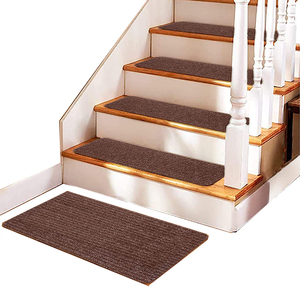 Anti Slip โพลีเอสเตอร์ PVC สนับสนุนรอดำเนินการลื่นพรมบันไดยางเสื่อ - Product Image 1