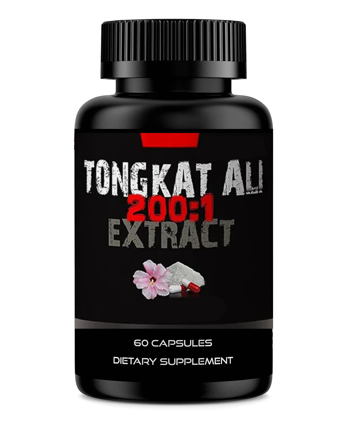 Tongkat Ali500mgサプリメント60カプセルTongkatAli FadogiaAgrestisサプリメント男性用迅速な筋肉修復