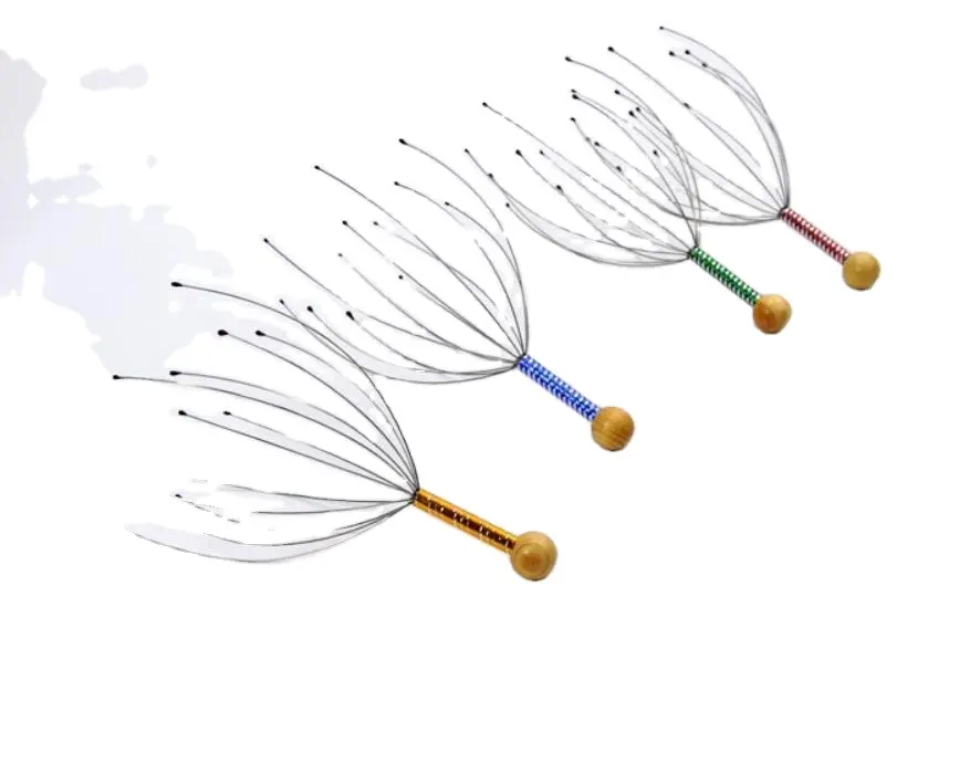 Nuovo prodotto Scratcher per cuoio capelluto massaggiatore portatile a 12 dita per un rilassamento profondo