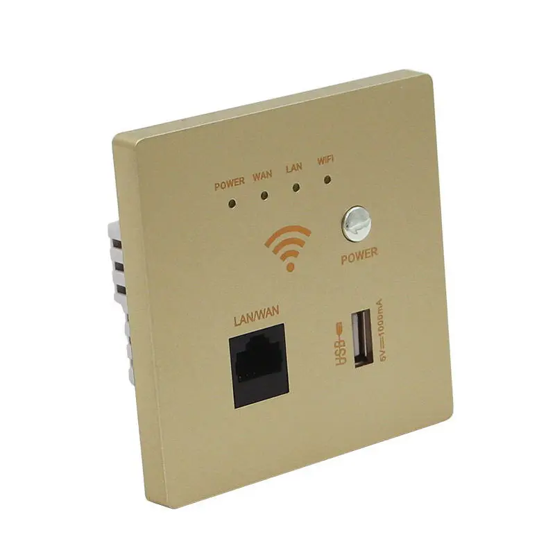 Akıllı ev AP duvar paneli USB soket WIFI kablosuz ağ yönlendirici