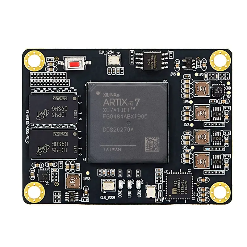 PuZhi PZ-A7100T-SOM Xilinx SoC Artix-7 XC7A100T Board Industrial Grade Sistema Módulo FPGA 32bit largura Núcleo Board