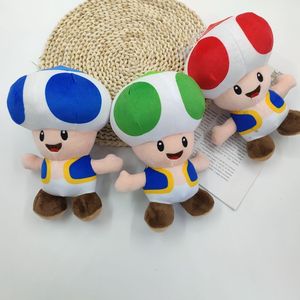 חמודים סיטונאים חמודים mario bros plush צעצוע מריאו בובה mario kart אדום נקודה צעצוע פטריות צעצוע