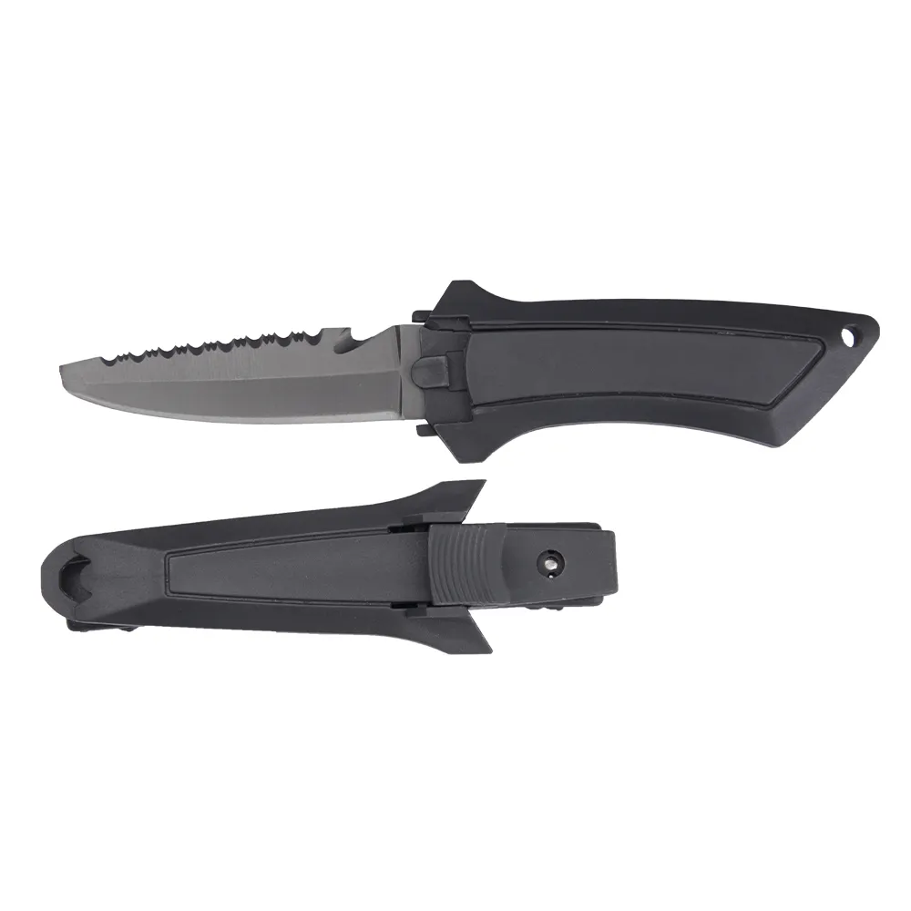 Outdoor Survival Fishing Knives Titanium Coating Scuba Knife