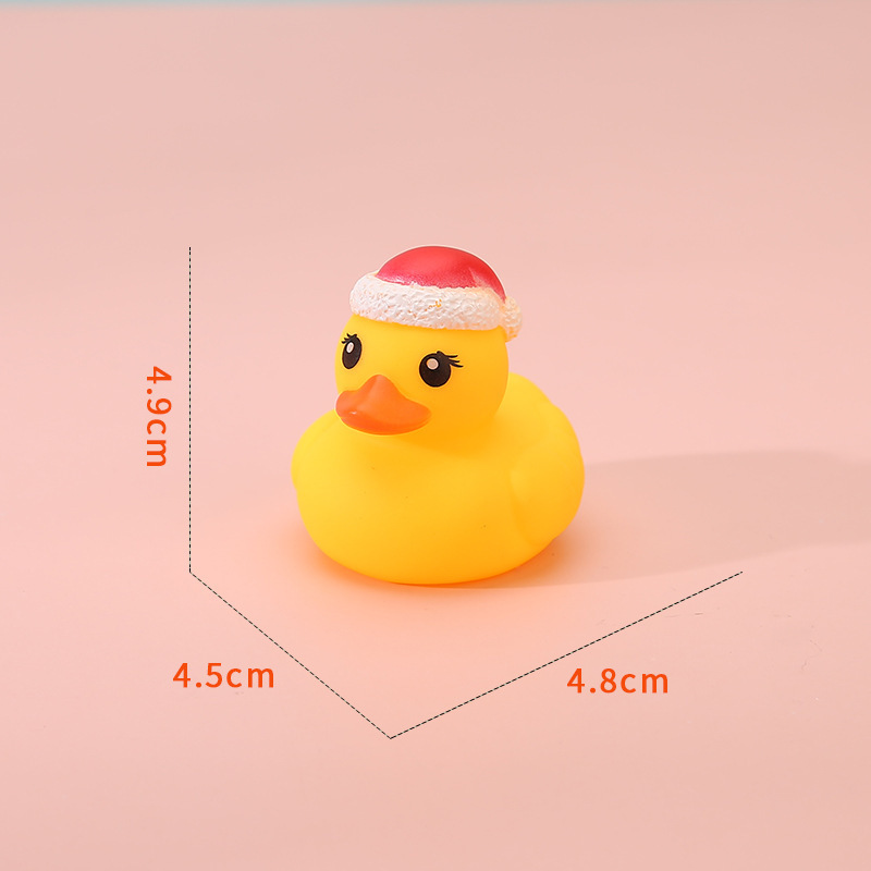 Canard au chapeau rouge de Noël