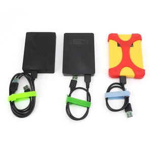 Bridas de cable de gancho y bucle de longitud personalizada, bridas de cable de sujeción reutilizables, organizador de bridas de alambre de gancho y bucle, gestión de cable - Product Image 2