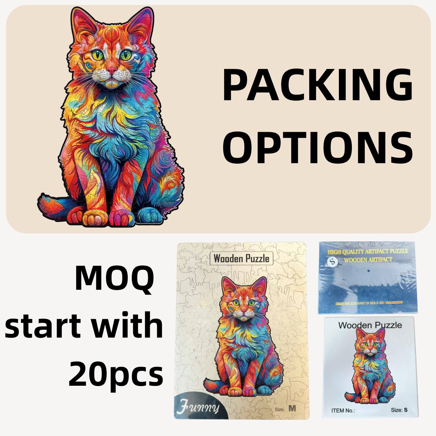 Animal Wooden Jigsaw Puzzles
