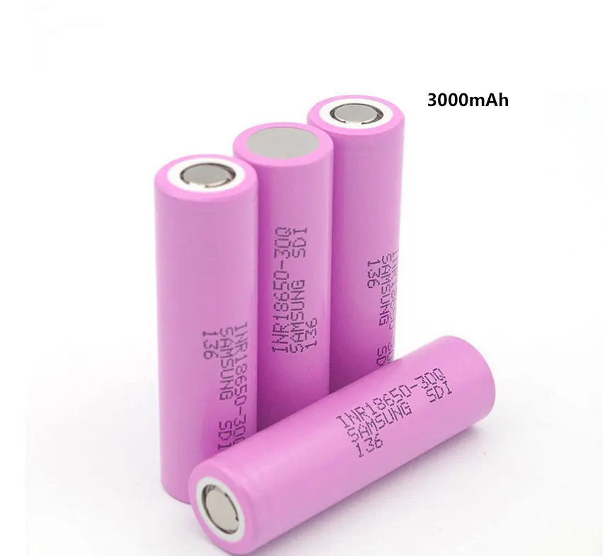 100% ban đầu công suất cao cho Samsung 18650 3000 mAh Li-ion Pin cho Samsung inr18650 35e 18650 3000 mAh pin