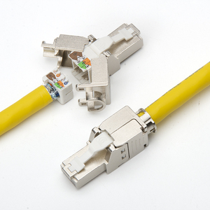 Netzwerk Stp Cat7 Cat8 Tool Kostenloser <span class=keywords><strong>Ethernet</strong></span> RJ45-Anschluss geschirmt Cat5e Cat 6 Cat6a Toolless <span class=keywords><strong>Modular</strong></span> Plug Cat6 RJ45-Anschluss