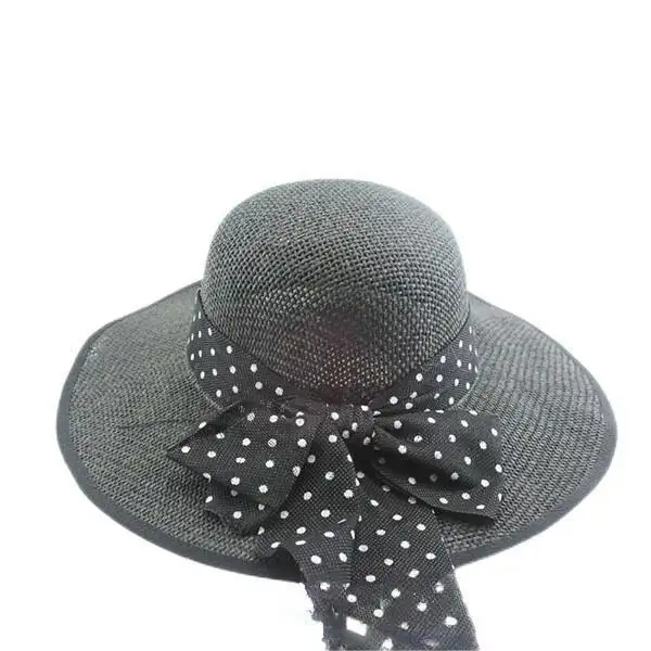 Sıcak satış mevcut örnek özel düz keçe kadın şapka hasır fötr şapka özel Logo ile keçe
