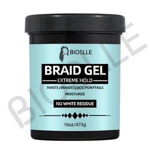Kıvırcık saç şekillendirici nemlendirici büküm kenar süper tutun için büyük boy örgü jel <span class=keywords><strong>Loc</strong></span> büküm jel hiçbir kalıntı 16Oz örgü jel