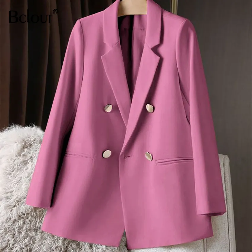 Chaqueta de lujo de moda coreana Bclout para mujer Blazers Chic elegante Casual deportes traje de mujer 2024 primavera otoño chaqueta de mujer