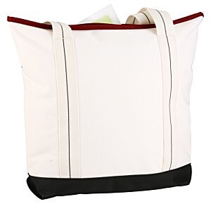 Thân thiện với môi hamptons cuối tuần Tote Túi với tùy chỉnh in logo - Product Image 2