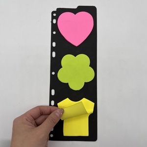 Fábrica de China, venta al por mayor, diseño personalizado, bonitas notas adhesivas autoadhesivas en forma de fantasía, Bloc de notas adhesivas kawaii