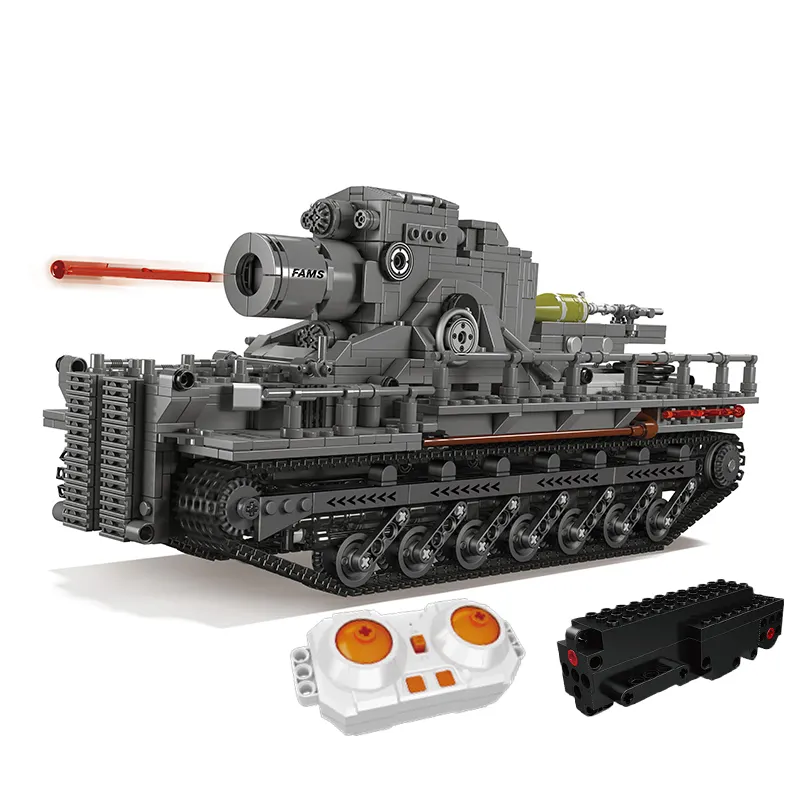 Mould King 20028 military series karl-mortar model tank building blocks toys Technical APP Remote Control MOC Educational Toys