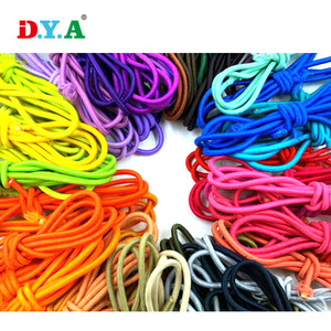 High Elasticity Round Polyester <strong>Elastic</strong> <strong>String</strong> Cord With Metal Tips 1mm 1.5mm 2mm 3mm Braided <strong>Elastic</strong> <strong>String</strong> - Product Image 5