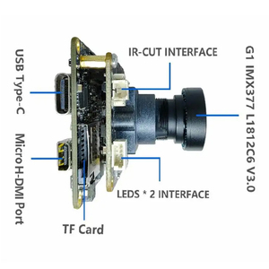 กล้อง USB IMX377 Module12MP 4K @ 60FPS 1080p @ 120FPS โมดูลกล้อง USB - Product Image 2