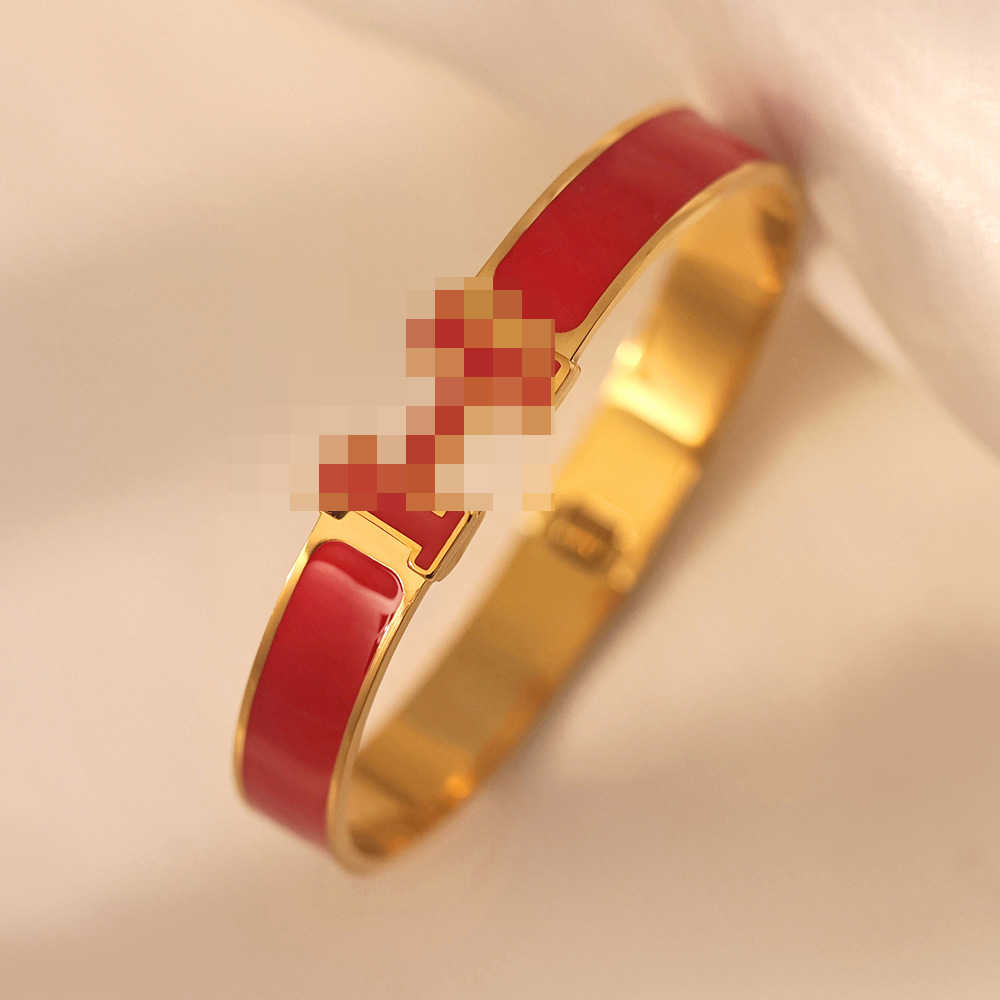 10mm surface drop glue wide red 18k gold