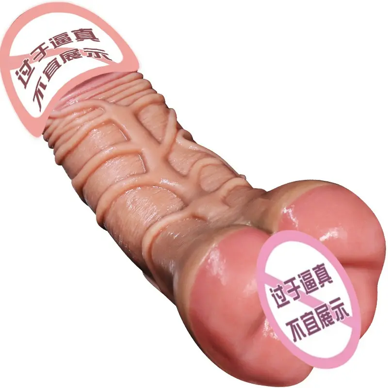 Fenli Sexspielzeug realistische Silikon-Dildo-Penisvergrößerer Masturbationsbecher Klitoris Vagina Muschi Schwule Lesben Dillodo-Frauen-Spielzeug
