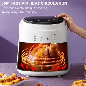 1400W Air Circulation Nonstick Basket 8L Oilless Air Fryers with 6 Presets Digital Touch Screen <strong>Timer</strong> <strong>Temperature</strong> <strong>Control</strong> - Product Image 3