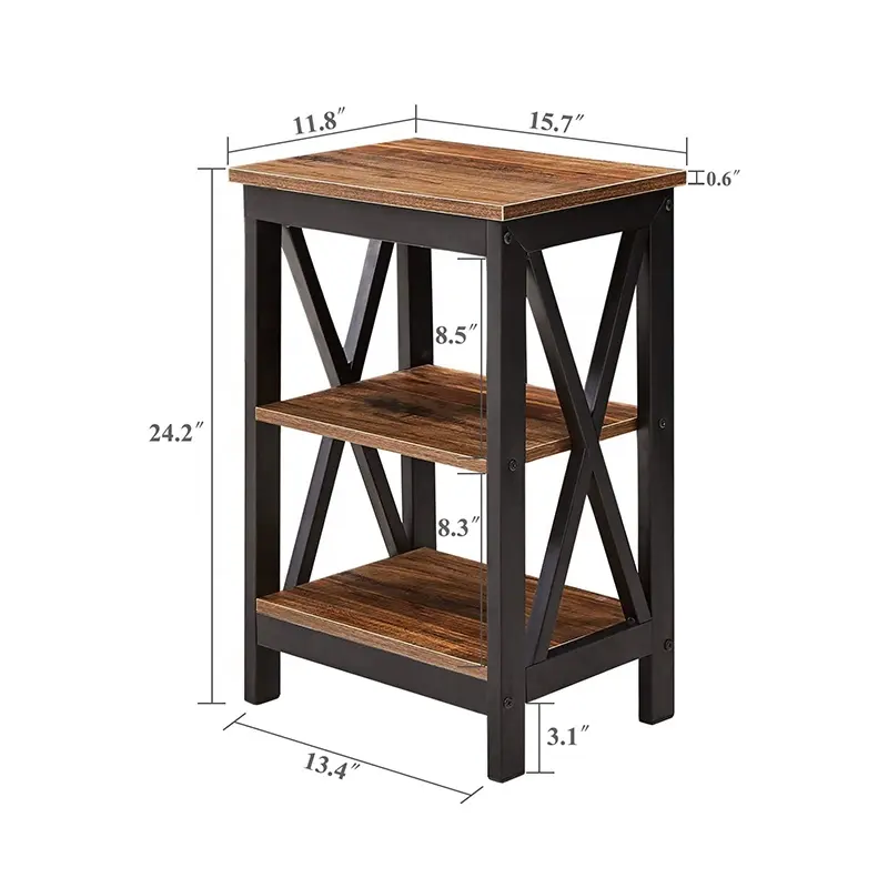 Mesa De Café Mesa Final Sala De Estar Mesa Lateral com r Mesa De Cabeca Industrial EndTable para Sala De Estar