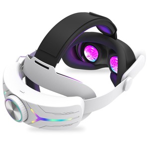 VR Head Strap for Meta <strong>Quest</strong> 3 and Quest3S with 12000 MAh Battery USB Fast Charge with RGB Light Quest3s Accessories Wholesale - Product Image 6