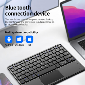 Teclado tri-mode tijera silencioso 78 teclas Mini teclado portátil lindo teclado inalámbrico para tableta y computadora portátil Windows - Product Image 4