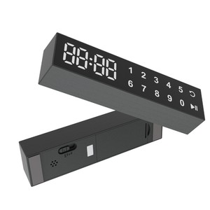 Цифровой кухонный таймер YIZHI с магнитным сенсорным ЖК-дисплеем - Product Image 1