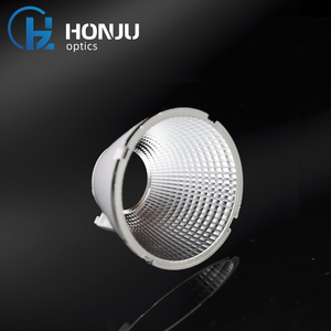 HONJU 50毫米商用照明发光二极管反射器塑料圆形光学器件，用于室内照明 - Product Image 1