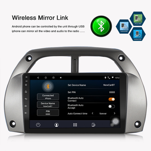 Автомагнитола Android 9 дюймов для Toyota RAV4 2001 2002 2003 2004-2006 мультимедийная автомобильная стереосистема автомобильный Dvd-плеер - Product Image 4